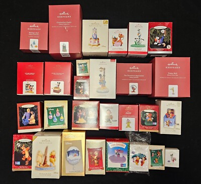 Replacement EMPTY BOX Hallmark DISNEY Cinderella Mickey Tinkerbell Pooh