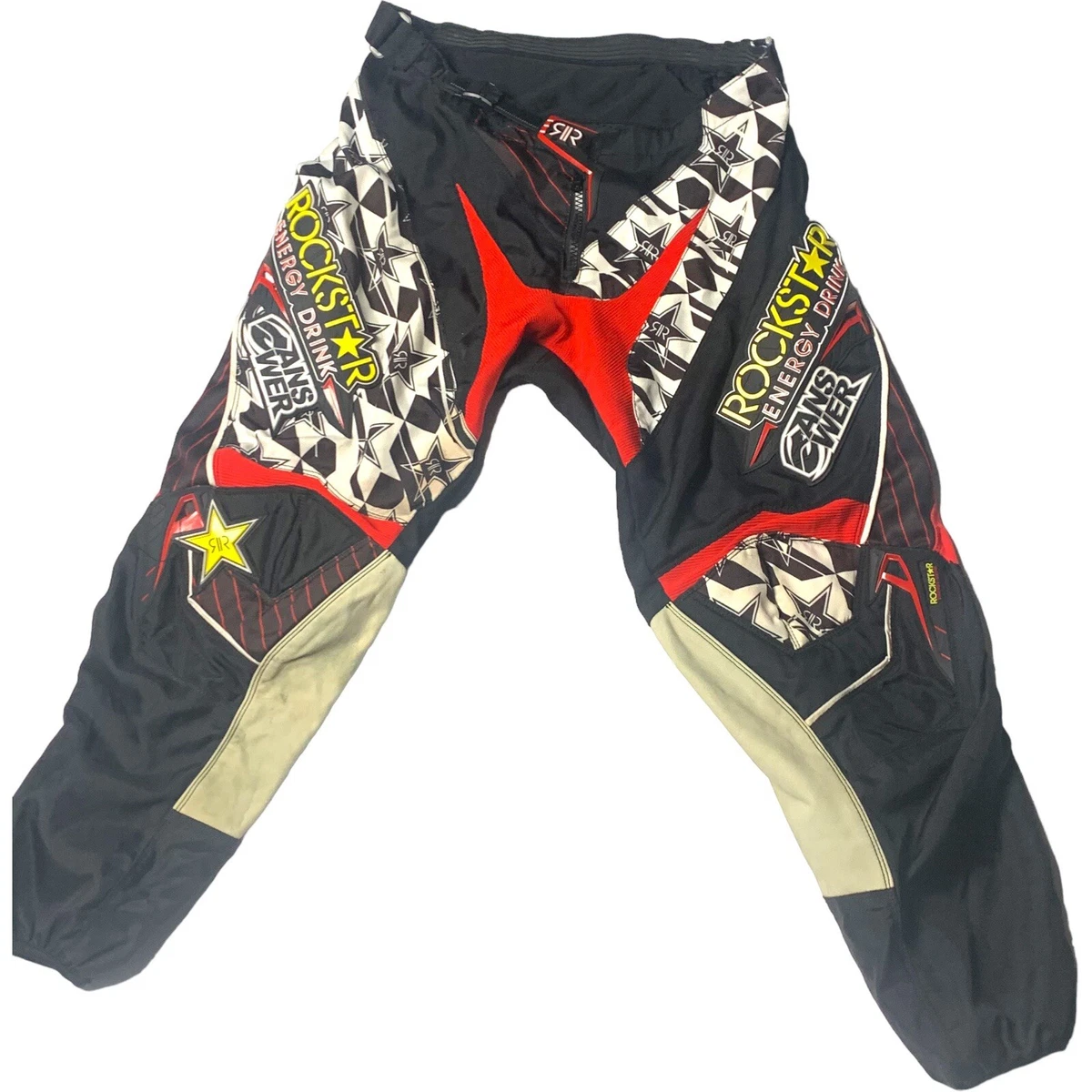 Answer Motocrosss Racing Pants Size 34 x 26 Rockstar Energy Drink