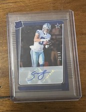 2021 Clearly Donruss Simi Fehoko Rated Rookie Auto Autograph RC Cowboys #/99
