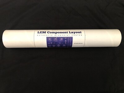 LEM Component Layout Authentic Blueprint Poster 18 X 32 