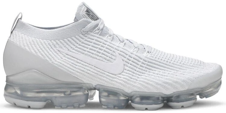 Nike Air VaporMax Flyknit 3 White Dynamic Yellow for Sale 