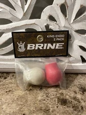 Brine 2 pack Lacrosse Endos King logo ENDO Women's Red White Brand New