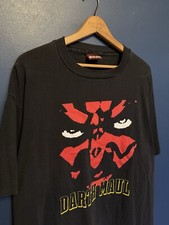 Vintage 90  s Star Wars Darth Maul Tee Shirt Size XL