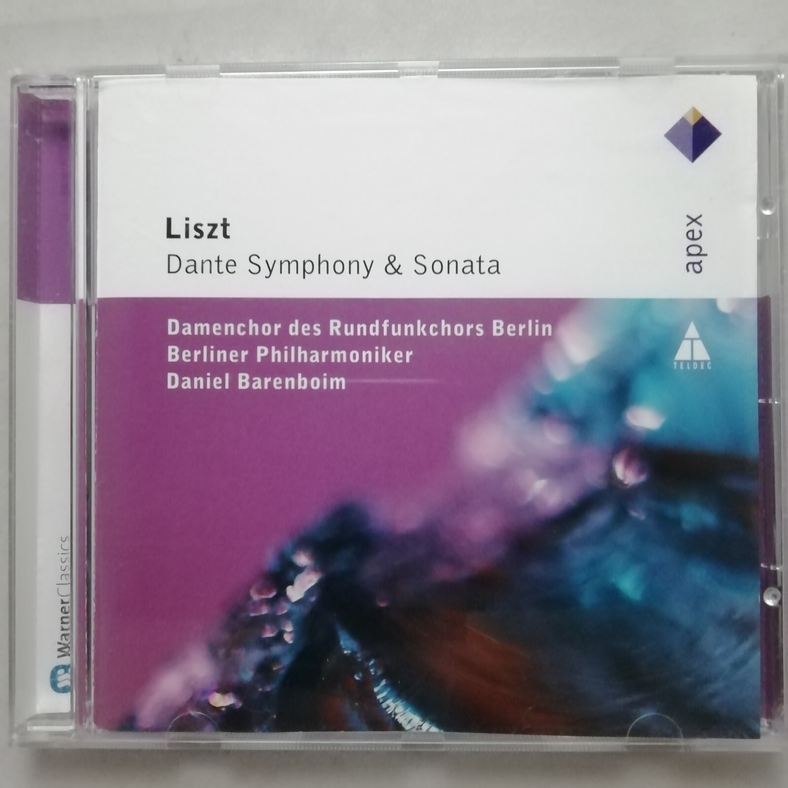 Liszt: Dante Symphony & Sonata / Daniel Barenboim / Warner CD 2564 67301-2