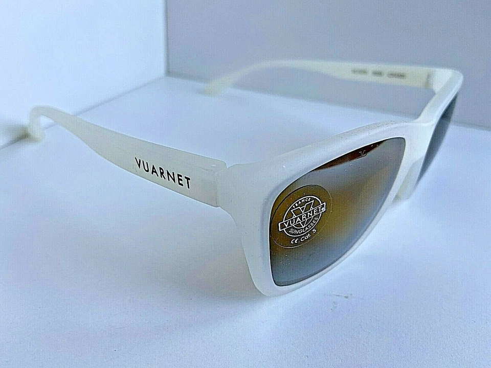 New VUARNET VL 1078 0009 Matte White 52mm CX4400 Men's Sunglasses France - Image 2 of 4
