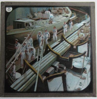 Magic Lantern Slide Matrosen Marine bitte nach unten scrollen