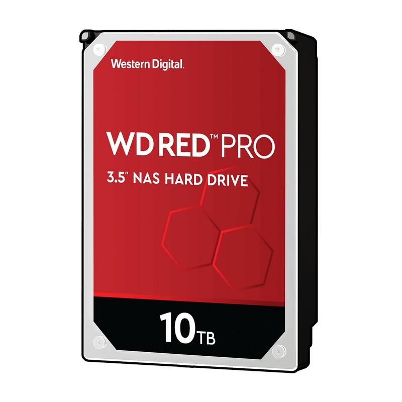 Western Digital WD 10TB Red Pro NAS Hard Drive 3.5" 7200RPM SATA HDD
