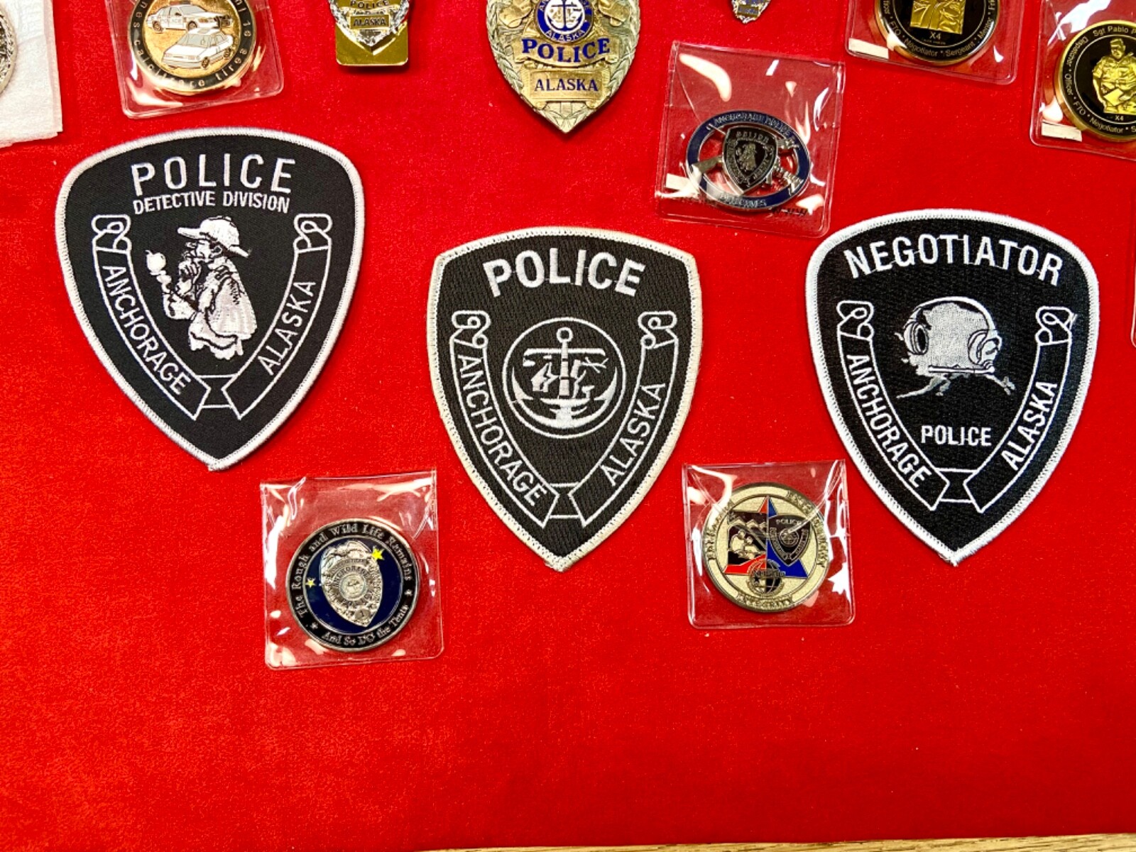 Anchorage Alaska Police Badge & Challenge Coins Lot eBay