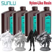 SUNLU 3D Printer Resin Nylon Like Resin 1KG,For LCD DLP SLA Resin 3D Printers