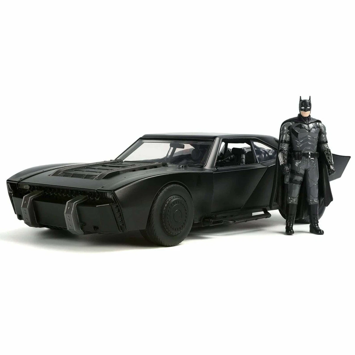 The Batman (2022) Batmobile & Batman, 1:18 Scale Vehicle w/ Figure Jada  32504