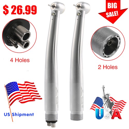 Dental LED Fiber Optic High-Speed Handpiece - 4 Hole, Autoclavable, 250,000-350,000 RPM 2 thumbnail image
