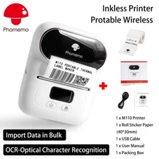 Direct Thermal Portable Labels Maker Bluetooth Mobile Printer for Small Business