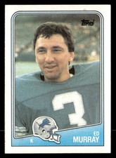 Ed Murray 1988 Topps  Card #378 Detroit Lions