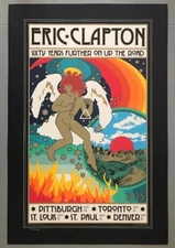 Eric Clapton North American Tour 2023 Official Poster L.E. Of 1500 Mint