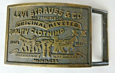 levi strauss belt buckle