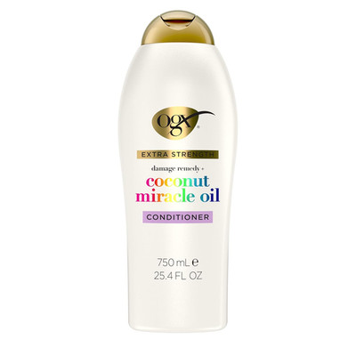 OGX Extra Strength Damage Remedy + Coconut Miracle Oil Conditioner 25.4 Fl Oz