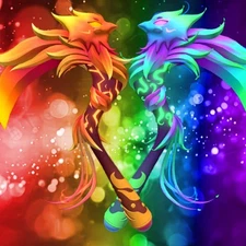 Chromatic Phoenix Set And Fiery Phoenix Set Flee The Facility FTF Bundle