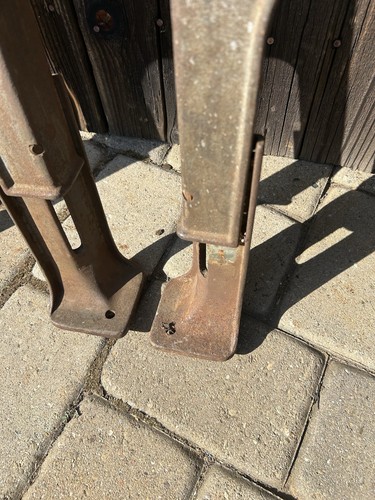 Walker Turner Adjustable Height Cast Iron Lathe Legs Delta Rockwell Steampunk - Picture 4 of 16