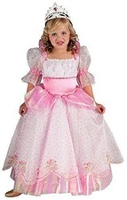 Pink Princess Dress Cinderella Costume Child Girls Size Medium 8-10