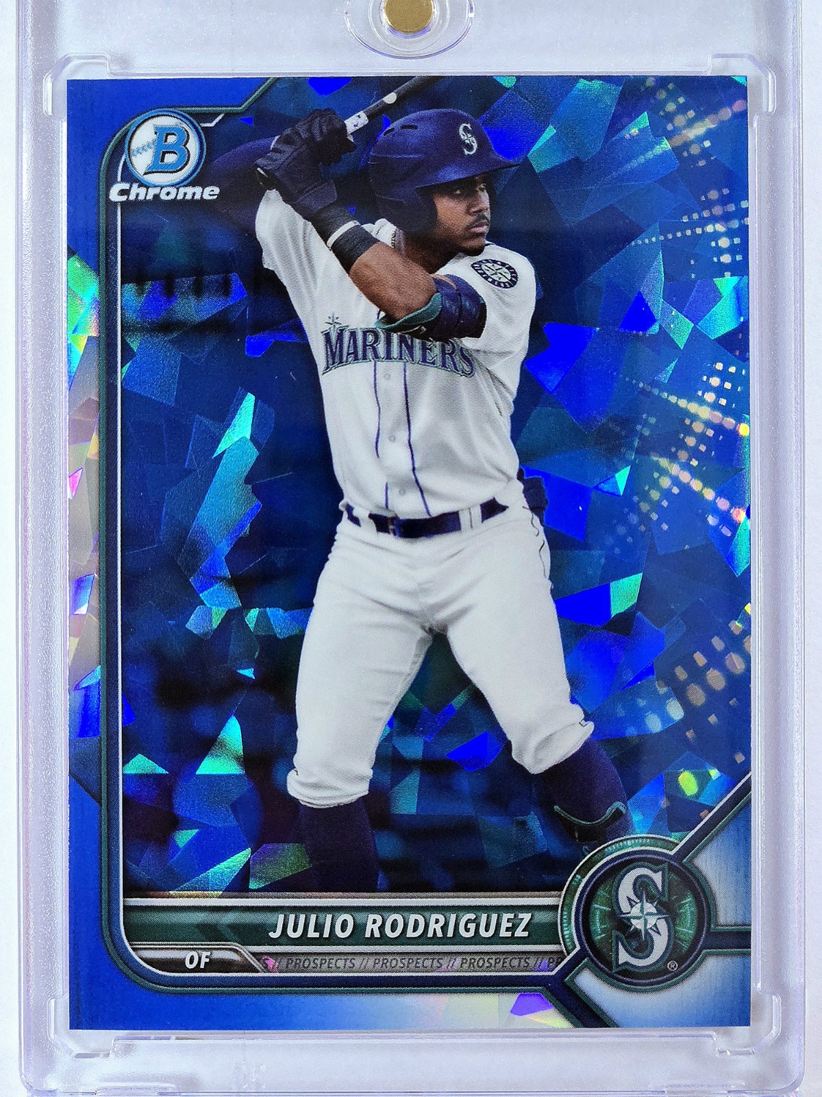 Julio Rodriguez 2022 Bowman Chrome Sapphire #BCP-45 Prospect Rookie Mariners