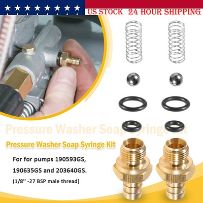 #ad #ad Pressure Washer Chemical Soap Injector Kit for Briggs Stratton 190593GS 190635GS $10.90