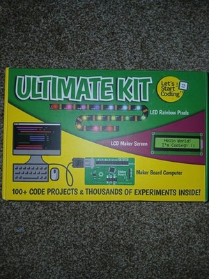 Let's Start Coding Ultimate Kit Maker Board Computer STEM Coding Electronics Kit