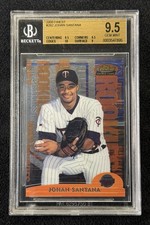 2000 Topps Finest #262 - Johan Santana /3000 (RC)