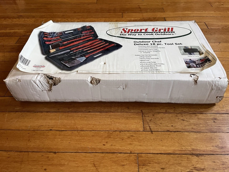 Camp Chef Sport BBQ Grill Outdoor Deluxe 18 Piece Barbecue Tool Set - Image 4 of 4