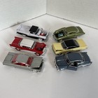 VINTAGE LOT OF 6 RACING CHAMPIONS BEAUTIFUL VERY NICE CARS IN CASES