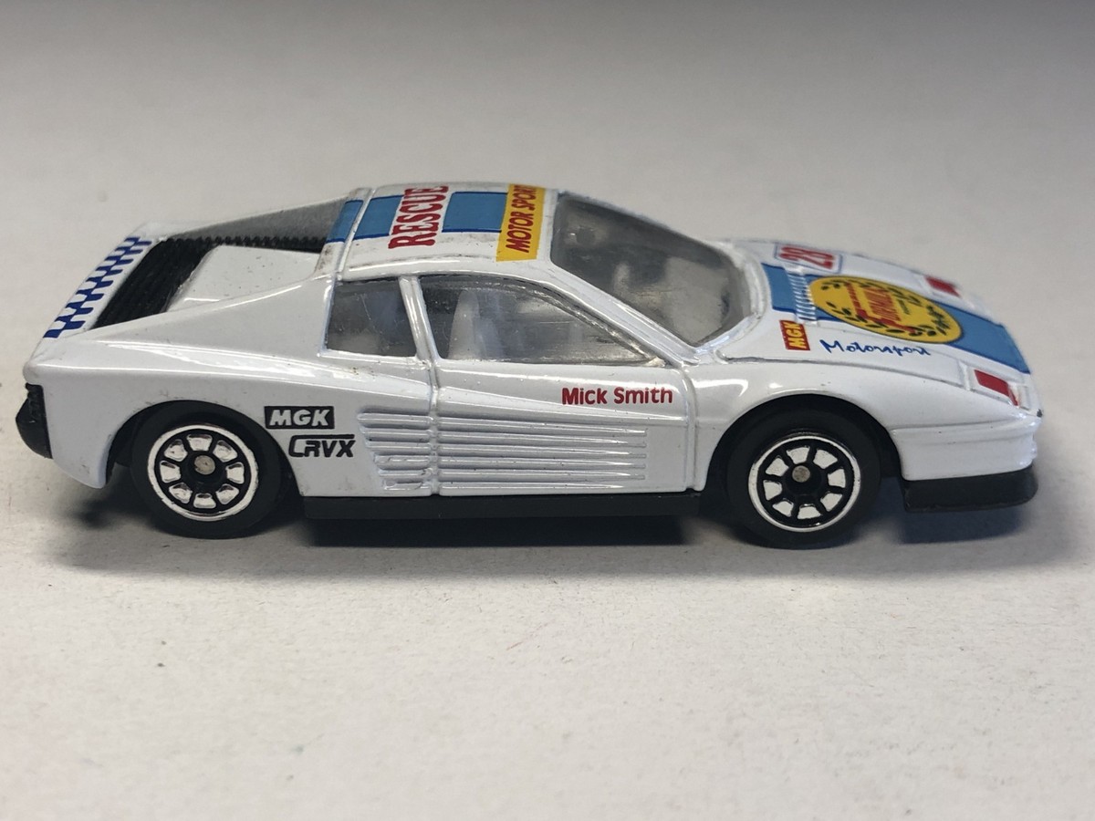 3 INCH Exotic 1984 Ferrari Testarossa F1 Rescue Welly 1/64 Diecast