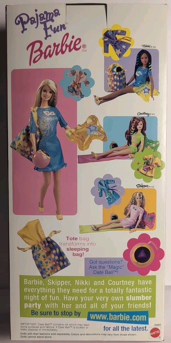 Pajama Fun Barbie Doll Target 1999 Mattel 26883 for sale online | eBay