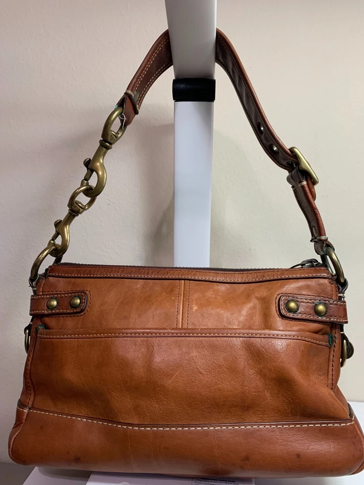 COACH Legacy 65th Anniversary Brown Whiskey Vachetta Leather Shoulder Bag 11127 - Image 3 of 4