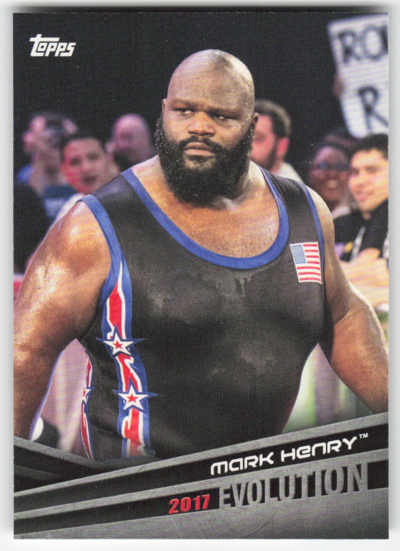 2018 Topps WWE Evolution Mark Henry #E-34