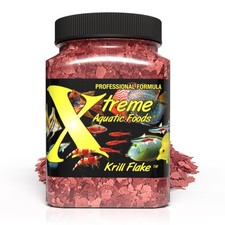 Xtreme Krill Flakes - Max Protein Freshwater Fish Food with 100 Krill and