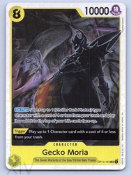 Gecko Moria OP14-104 The Azure Sea's Seven Super Rare Foil