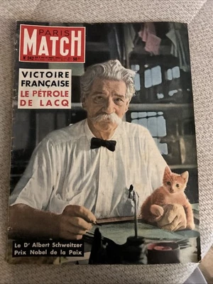 Paris MATCH N° 242 du 7 Nov 1953 Albert SCHWEITZER Pétrole de LACQ SULTAN MAROC - Photo 1/4