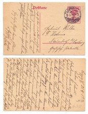 138143 - Ganzsache P 115 - Postkarte, Leipzig-Eutritzsch 29.7.1919 nach Naundorf