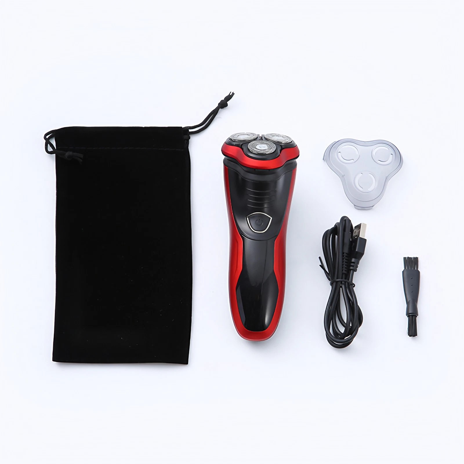 Electric Shaver Mens Razor Rotary Waterproof Pop-Up Trimmer Wet Dry Cordless US