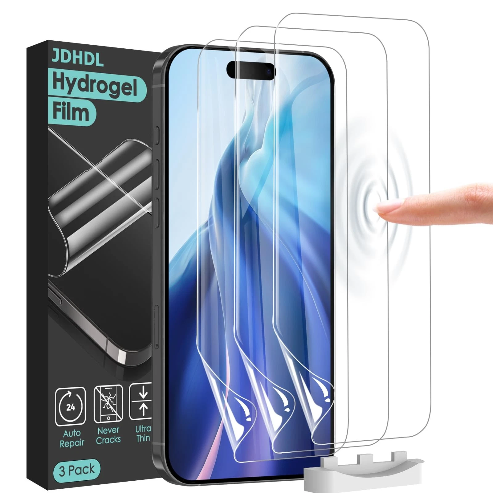 3 Pack Flexible Film for iPhone 17 Screen Protector[NOT GLASS], Non-breakable...