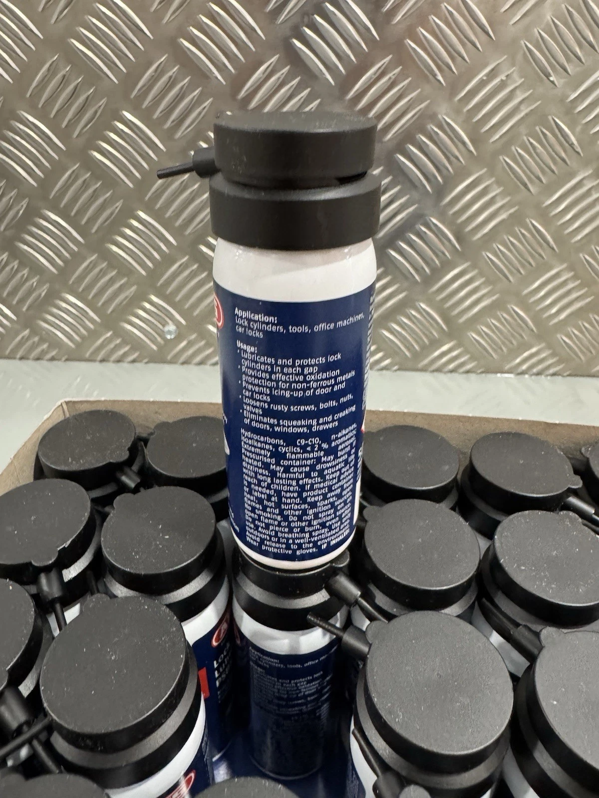 Box Of 24 ABUS PS88 Lock Lubricant Lubricating Spray Bottles 50ml Brand New 7