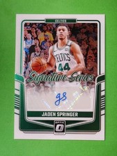 2024-25 JADEN SPRINGER DONRUSS OPTIC SIGNATURE SERIES AUTO BOSTON CELTICS NM/MT
