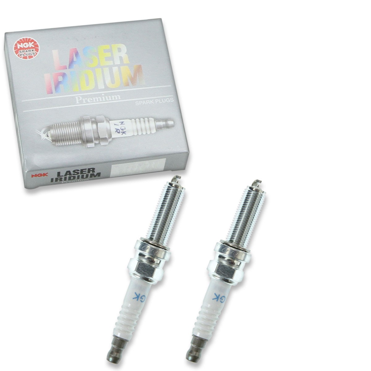 2 pc NGK 6213 SILMAR9A9S Laser Iridium Spark Plugs for 31909-MEN-A31 fl