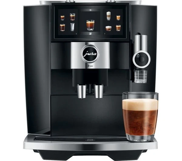 JURA Jura J8 Twin Smart Bean Coffee Machine - Black [Marked/Missing Items], photo 1 of 5