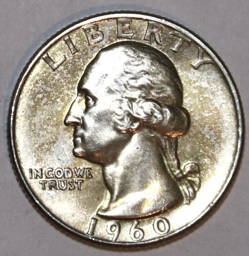 1960-D Washington Quarter - Extra Fine/AU - #8724D