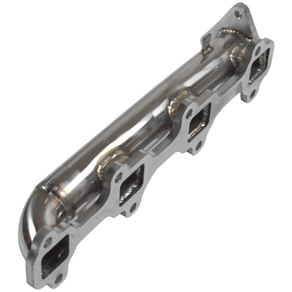 Colectores de cabezales de acero inoxidable 6,6 L diésel para Chevy GMC Duramax 2001-2016 Foto 3 de 4