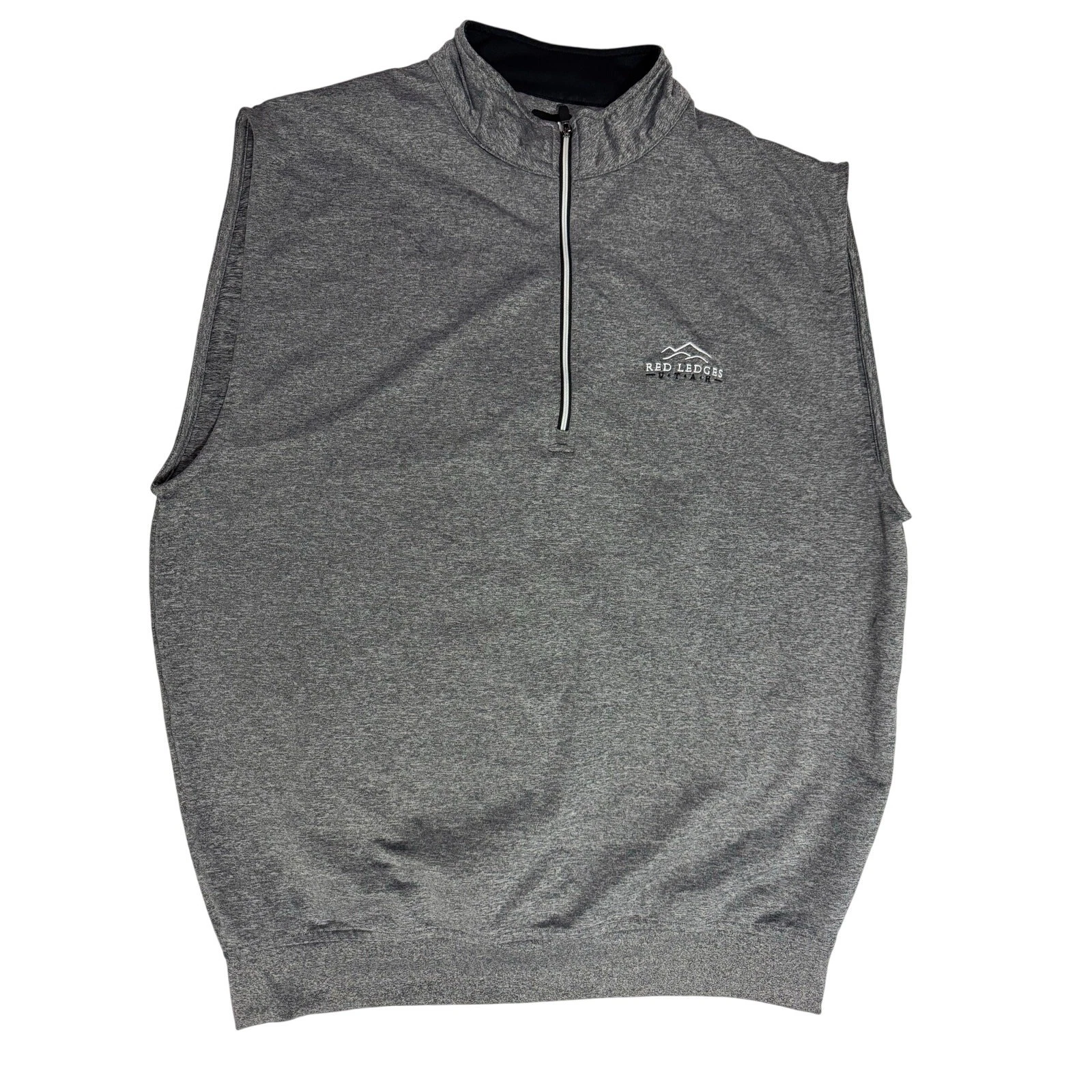 FootJoy Red Ledges Utah Gray Golf Vest Medium Stretch Material