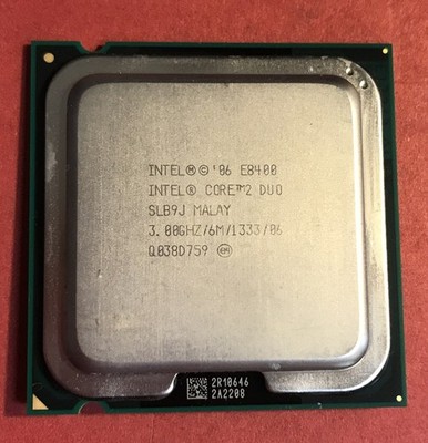 INTEL CORE 2 DUO E8400 - 3.00 GHz DUAL-CORE (SLB9J) PROCESSOR