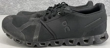 On Cloud 6 Running Sneaker Running Shoe TRIPLE BLACK Men's Size 12 Lace Up