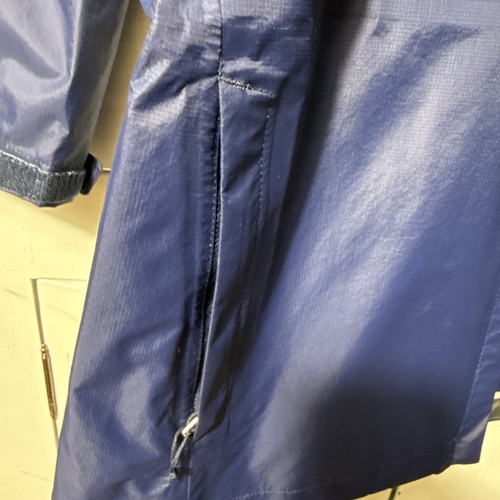 Patagonia H2NO Raincoat Women’s Size M Zip Hooded Blue Waterproof Maui Jim - Picture 9 of 13