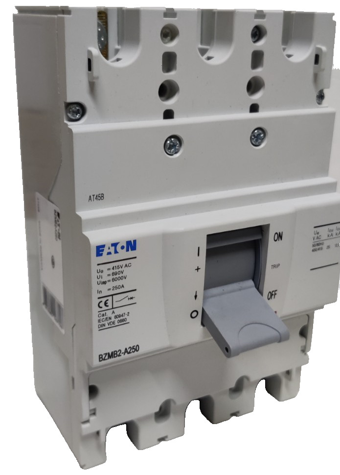 Eaton MCCB 250 Amp Triple Pole 250A 3 Phase Series BZMB2-A250 Circuit Breaker